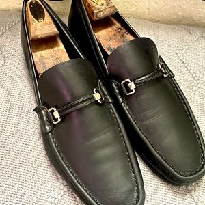 Men’s Black Leather Prada Horsebit Loafers • Shoes - Size 10 UK / 11 US